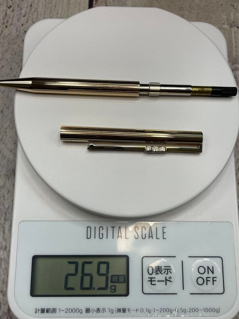 K18 ST Dupont デュポン ダイヤモンド ツイスト式 ボールペン