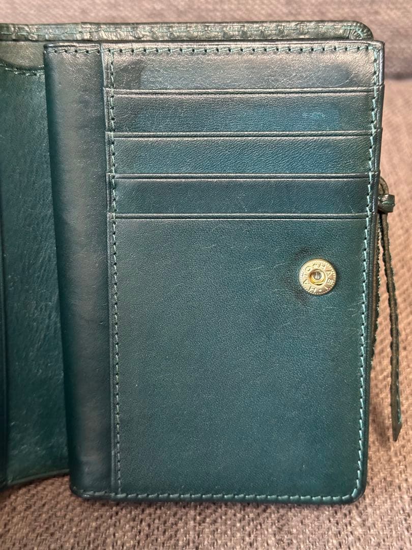 cattleya sacs 本革 二つ折り財布 ミドルウォレット