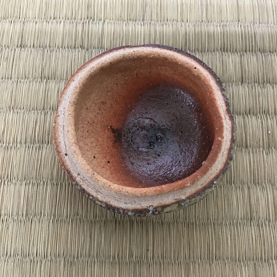 茶道具　香合　常滑焼　人間国宝　三代　山田常山作　栞　紙箱　共箱　S80KG