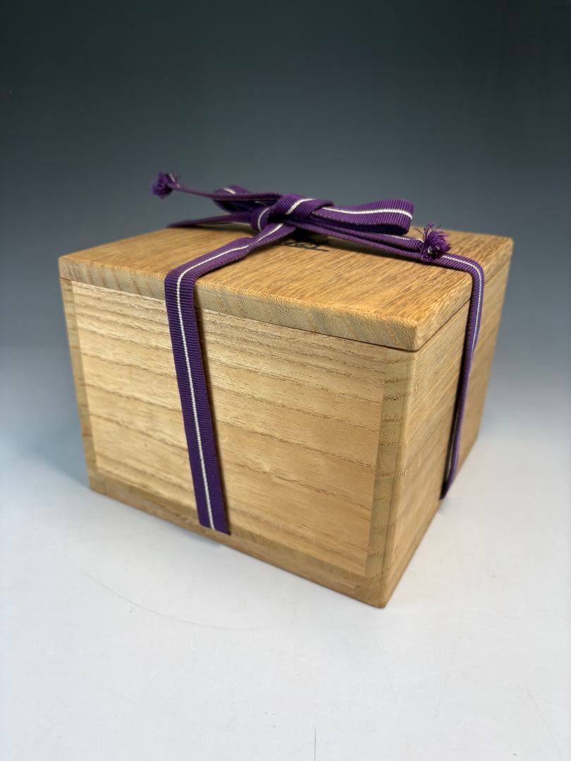 【中古品】宮川香斎造　真葛焼　家の栄茶碗（共箱）