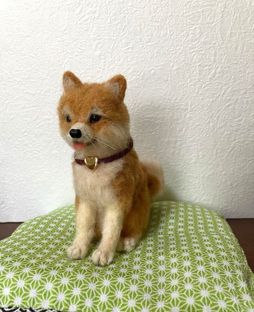 柴犬 羊毛フェルト