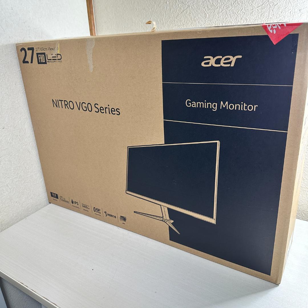 acer 165Hz対応 27型 ゲーミングモニター