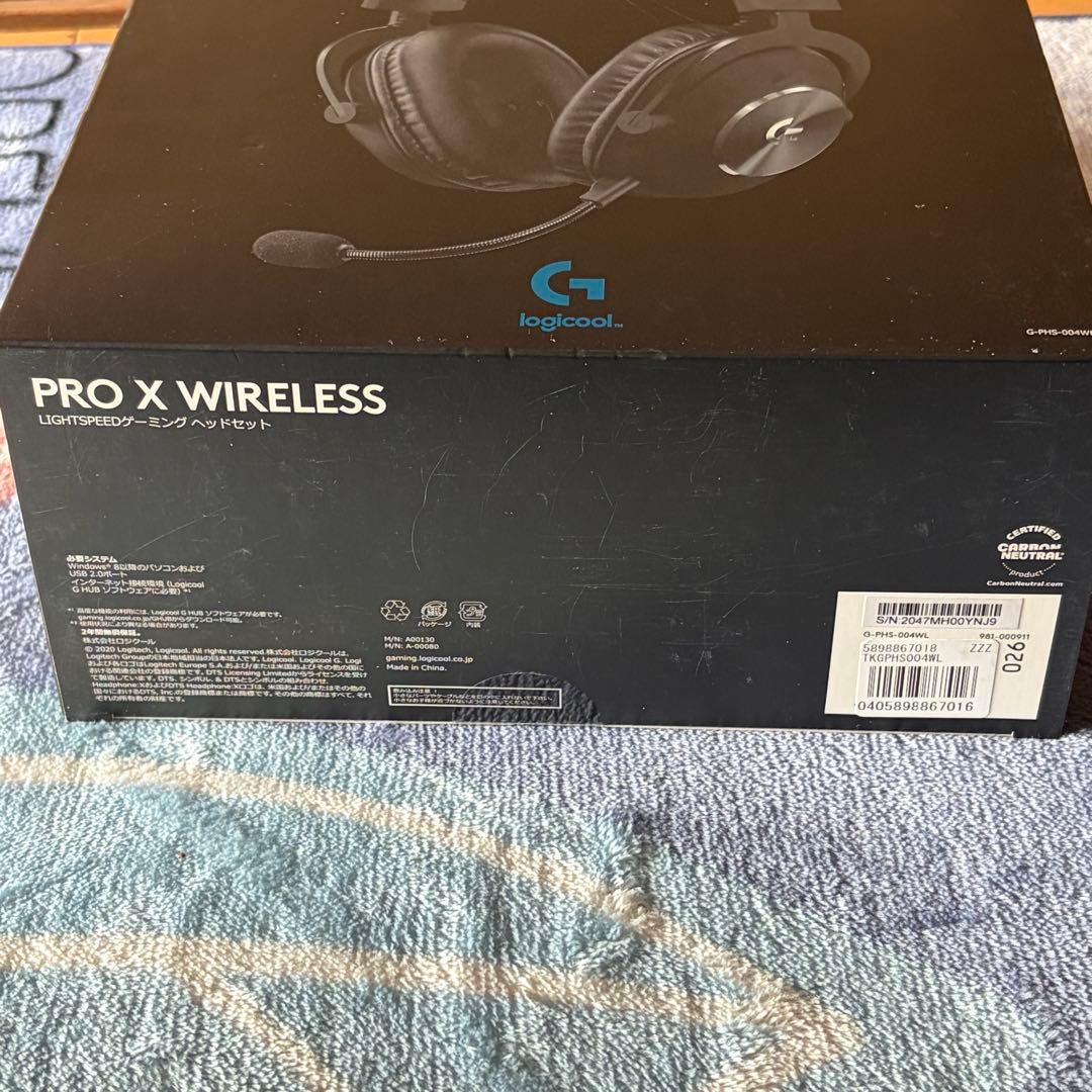 【美品】Logicool G PRO X ヘッドセット　WIRELESS