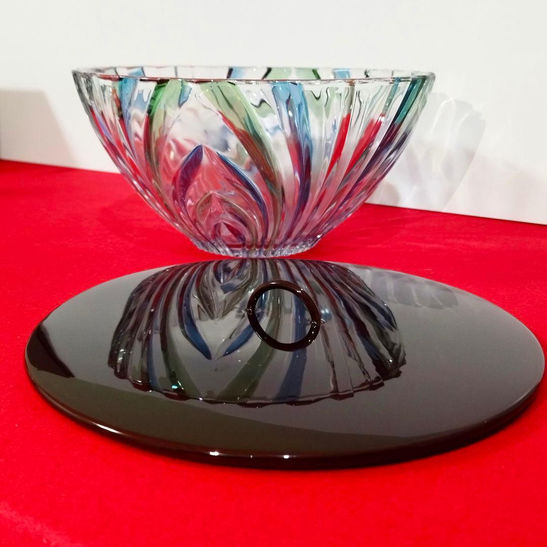 【新品・極美品】茶道具 義山 平水指 銘:清流 川崎長寿作 溜塗蓋 ギヤマン