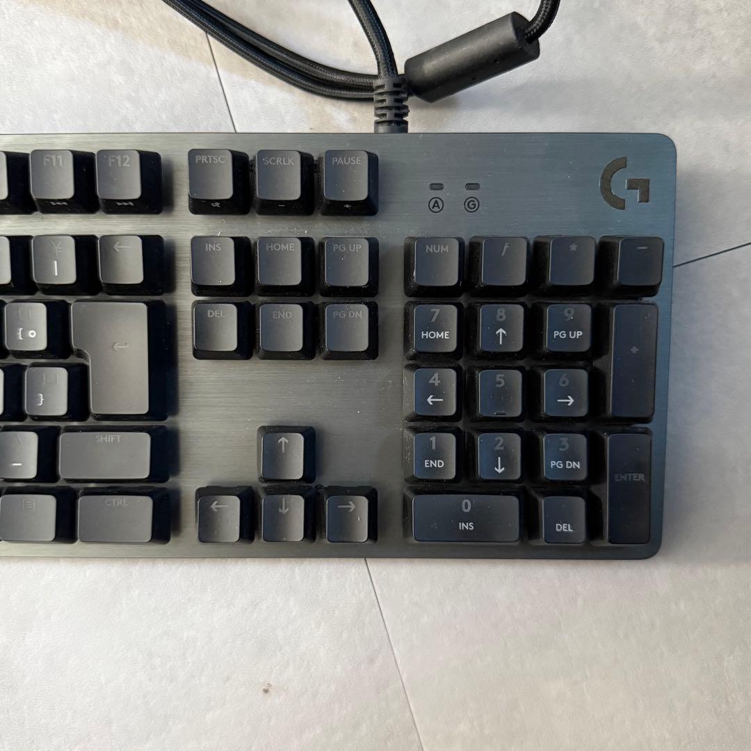 logicool G512 有線メカニカルキーボード 日本語配列 箱無し 茶軸