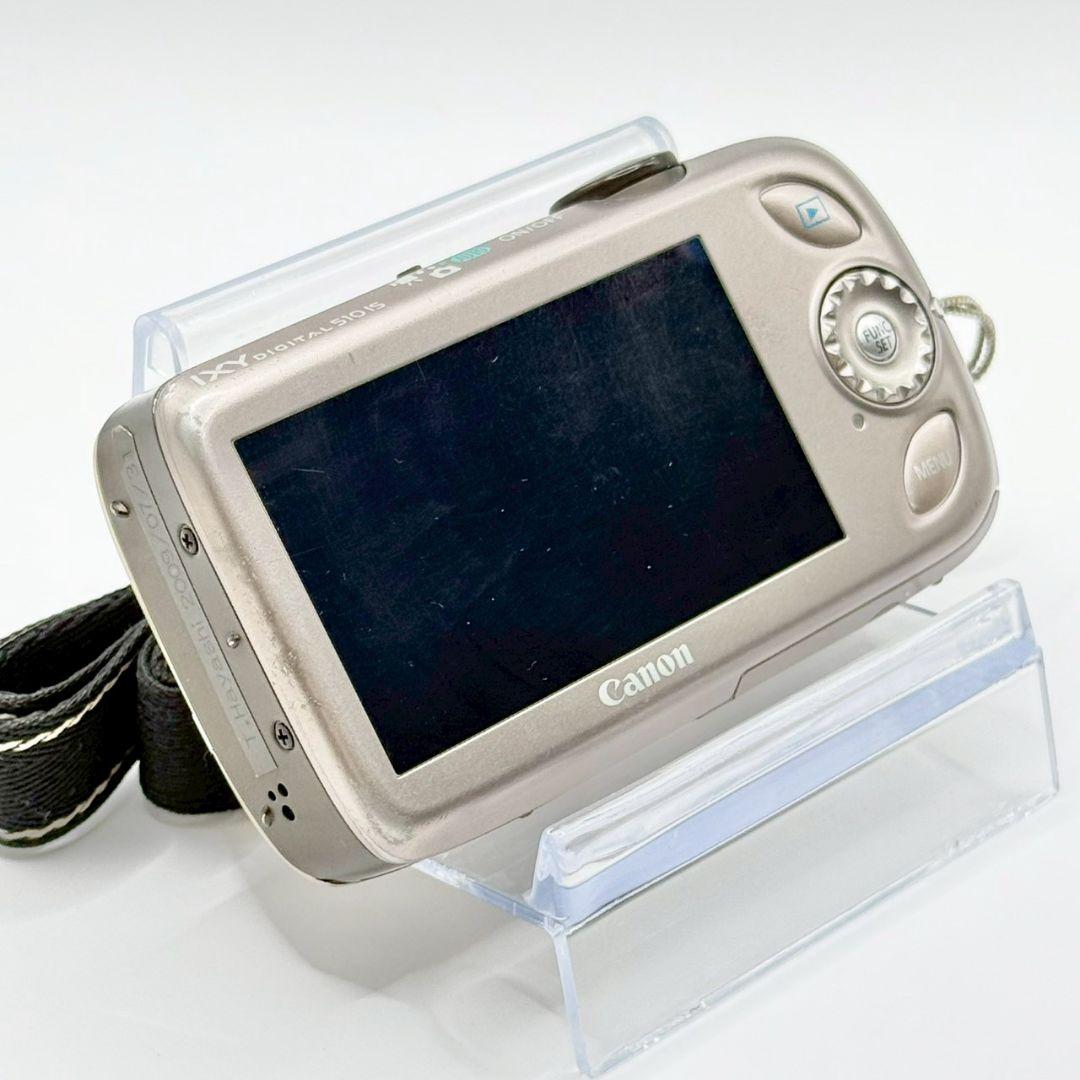 【美品】Canon IXY 510 IS コンデジ ゴールド 充電器付
