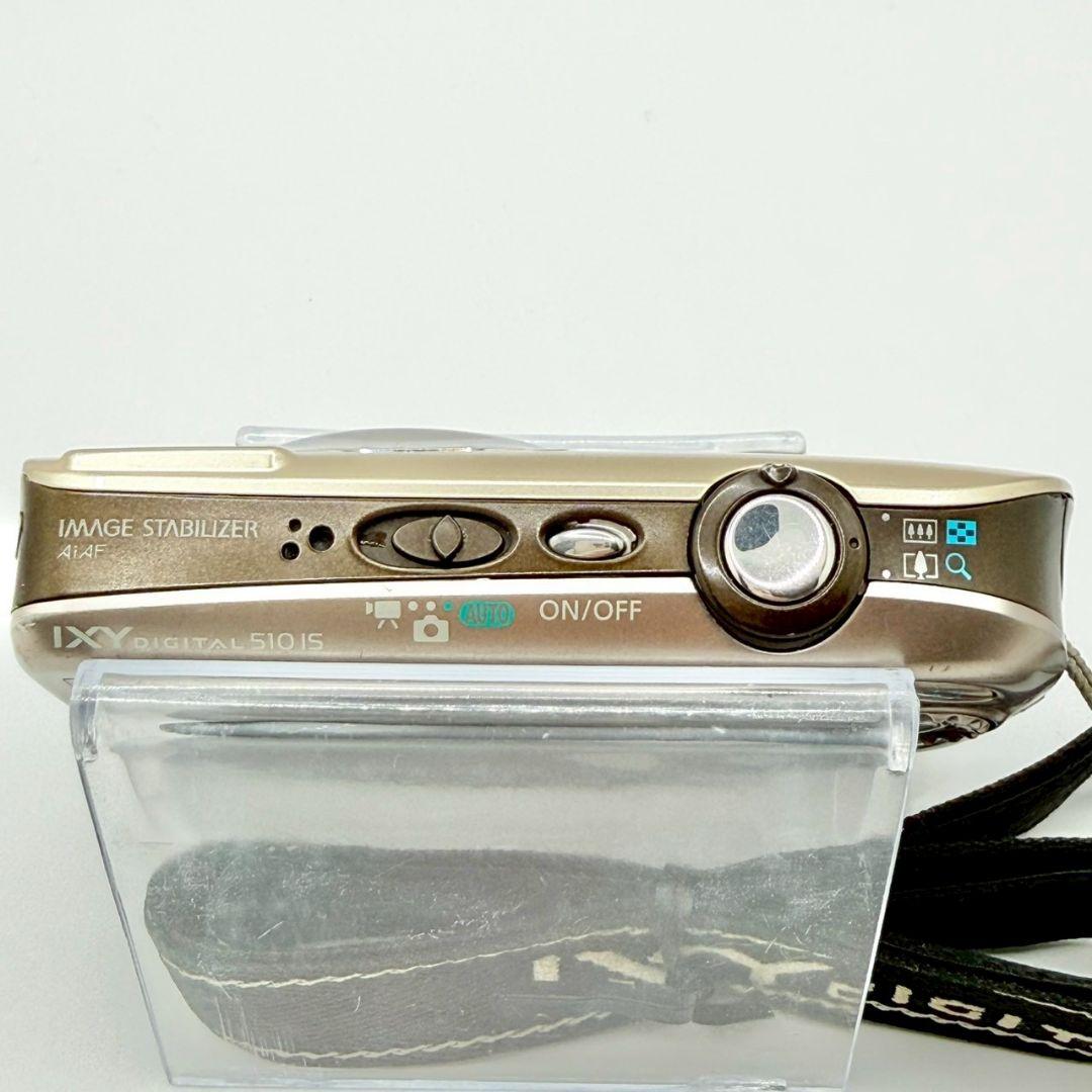 【美品】Canon IXY 510 IS コンデジ ゴールド 充電器付