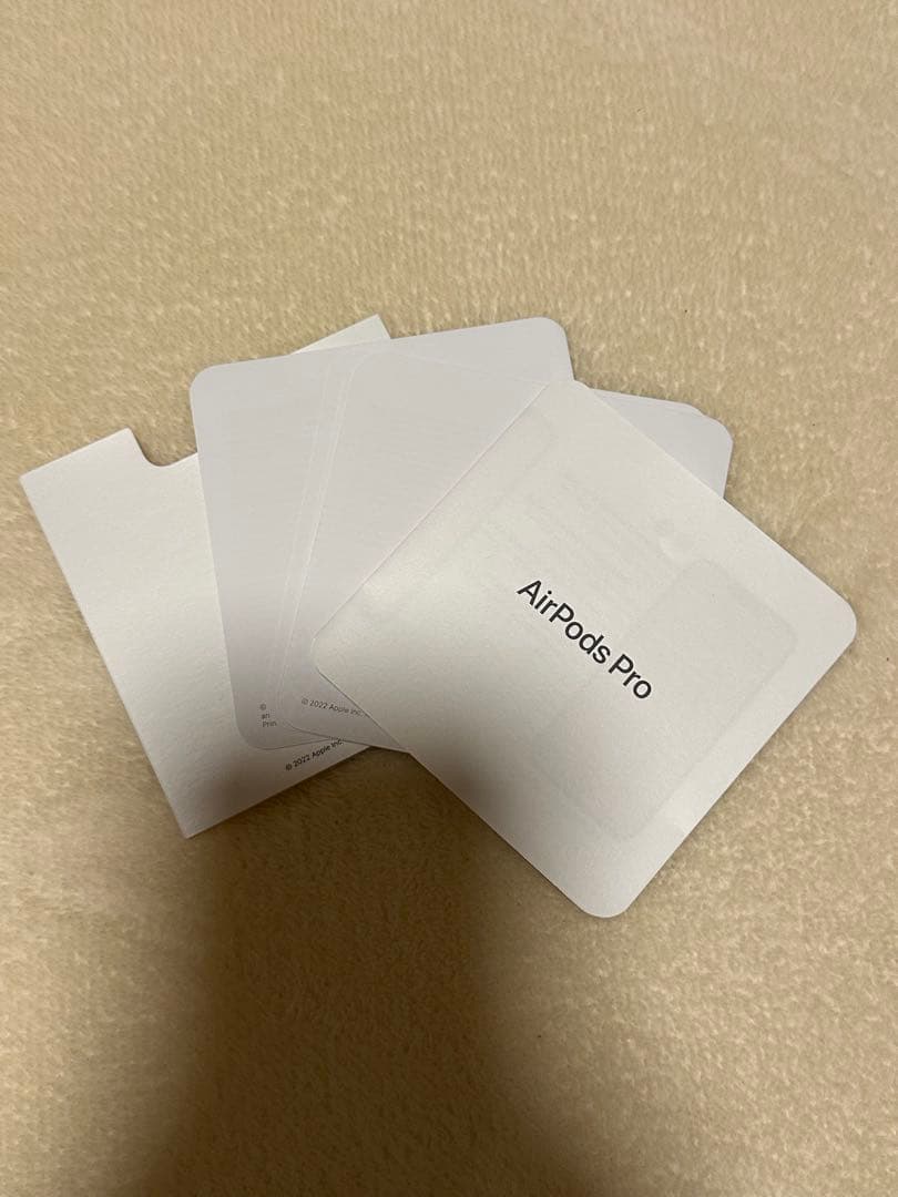【純正】AirPods Pro2 本体 ジャンク品 取扱説明書・充電ケーブル付き