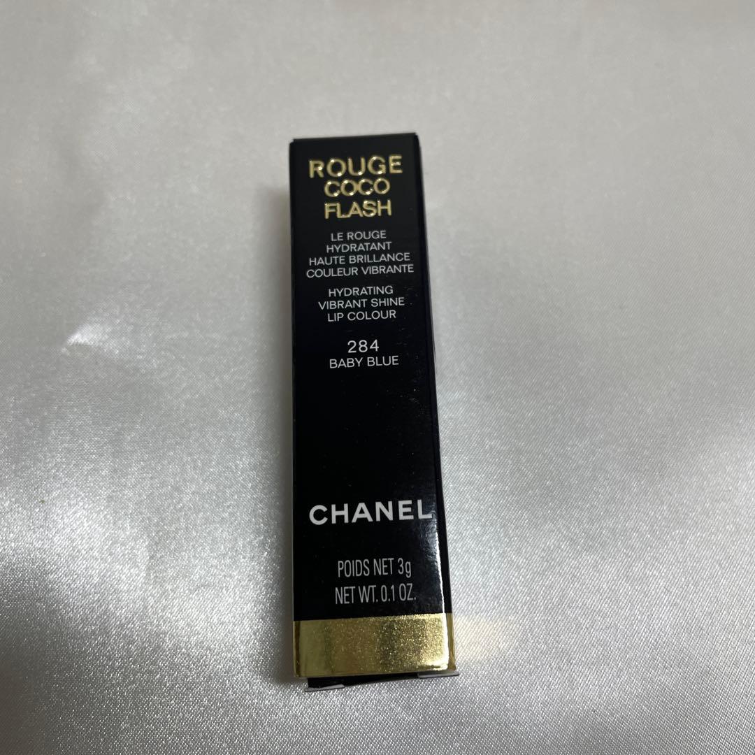CHANELルージュココフラッシュ２８４ベイビーブルー【限定品】【新品】