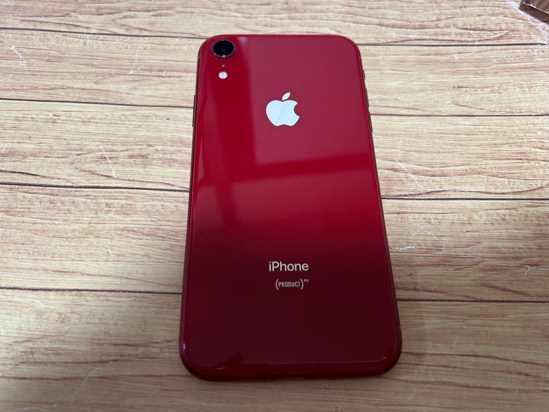 iPhoneXR 本体 126GB レッド SIMフリー 中古品