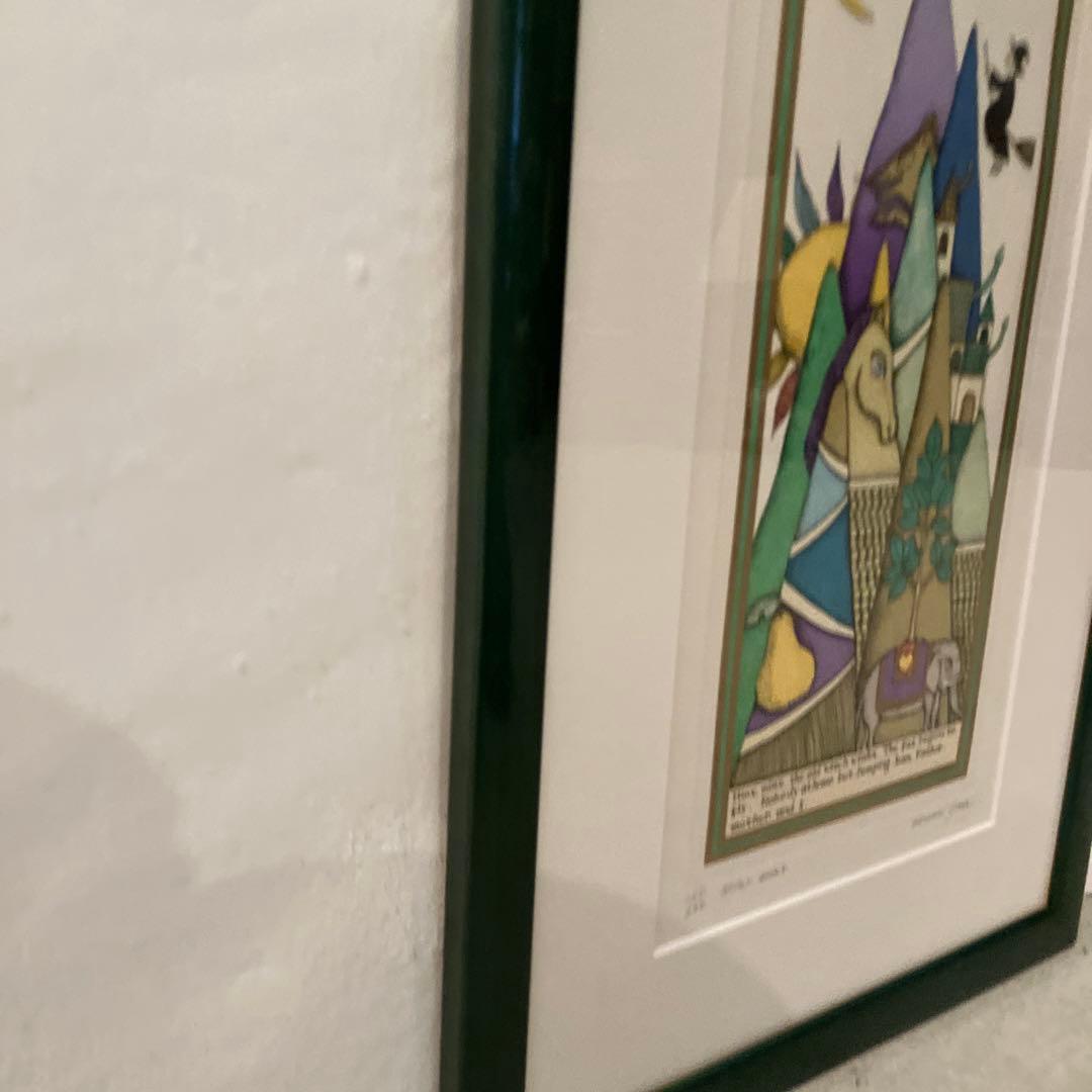 小澤摩純　Hinx minx 銅板画　155/200