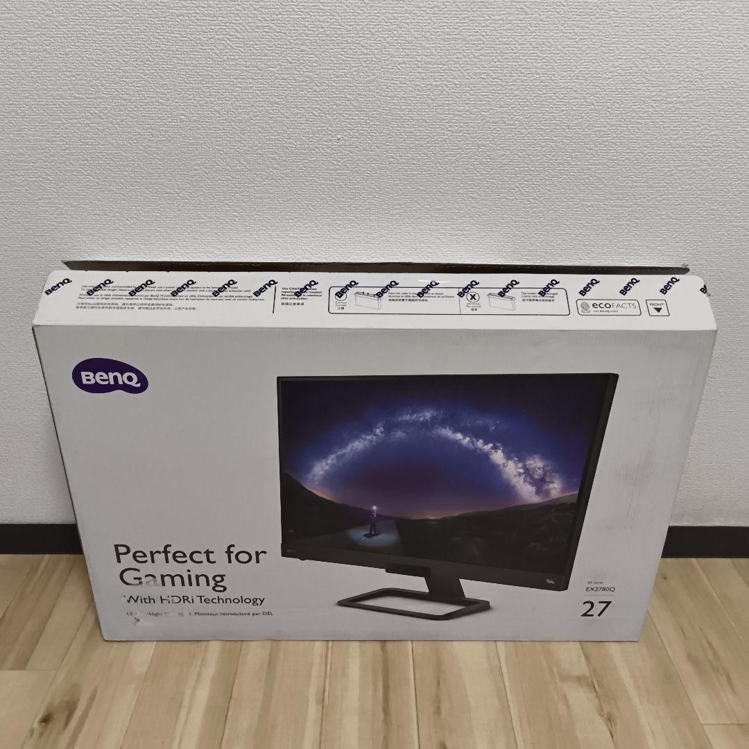 BenQ EX2780Q WQHDモニター リモコン付き