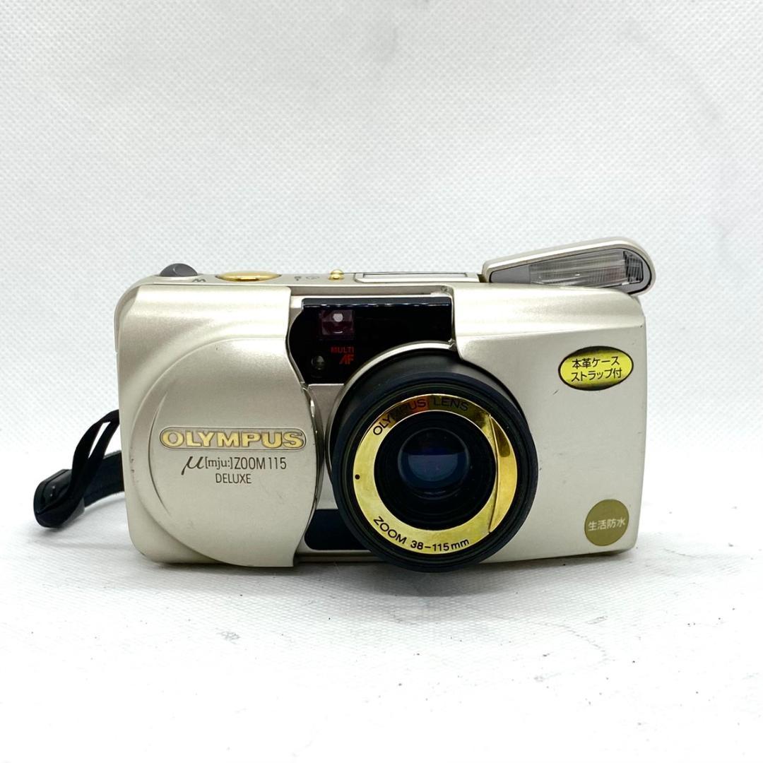 【C6689】μ(mju) ZOOM 115 DELUXE フイルムカメラ