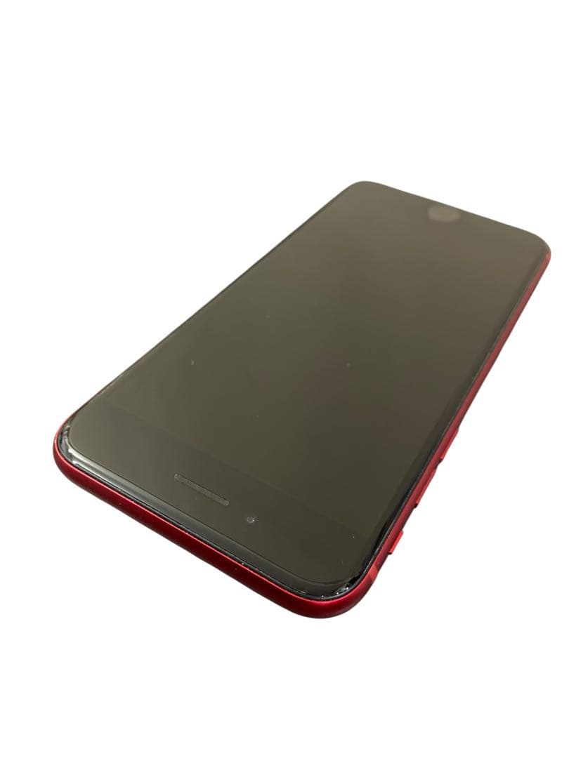 iPhoneSE3 128GB バッテリー100%SIMフリー レッド　赤