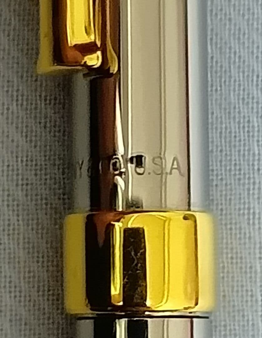 【美品】Tiffany & Co. Tクリップボールペン シルバー＆ゴールド