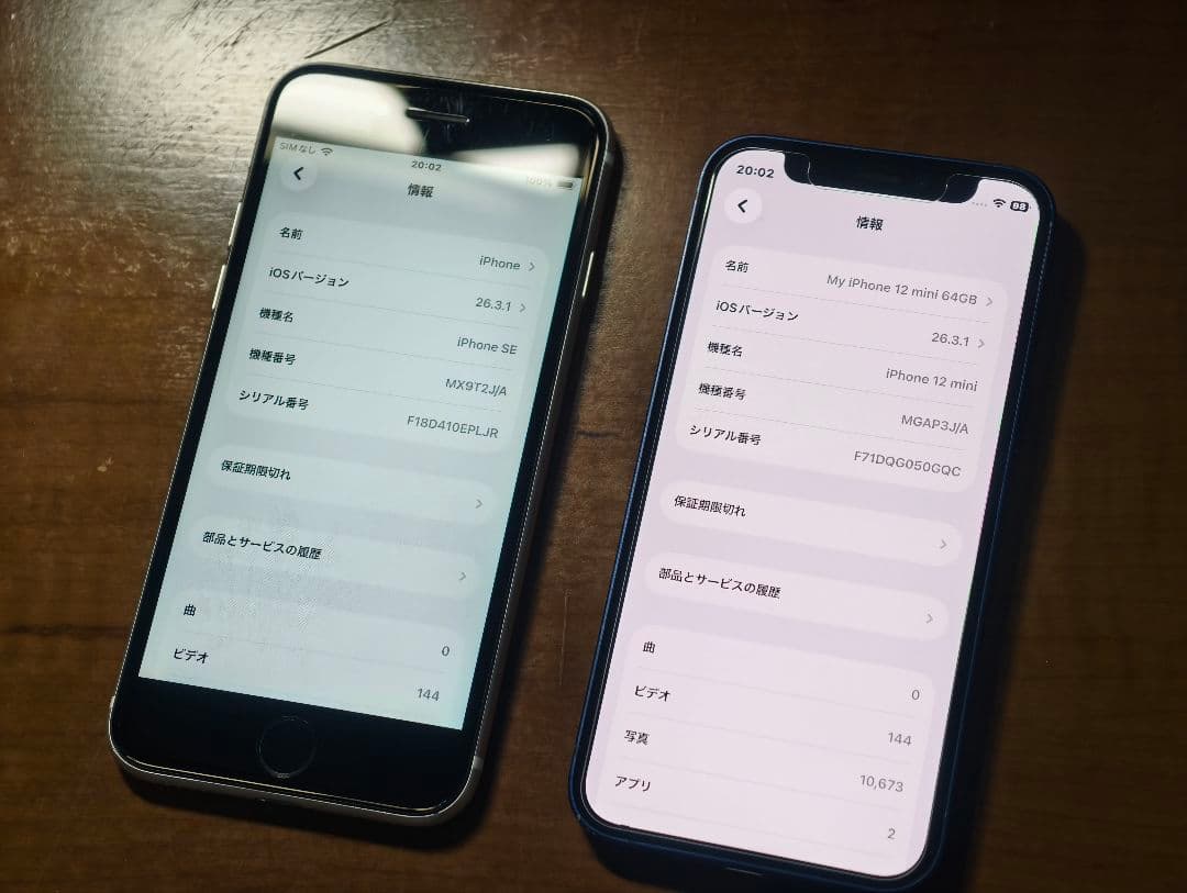 iPhone 12 mini ＆ SE 第2世代