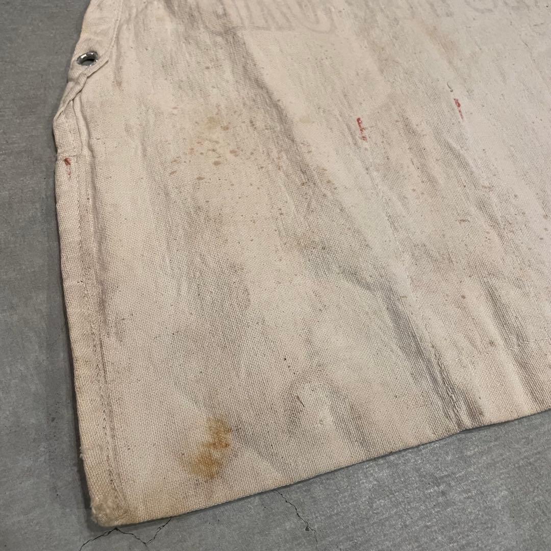 40s ハトメ　ワークエプロン　ビンテージ　apron vintage