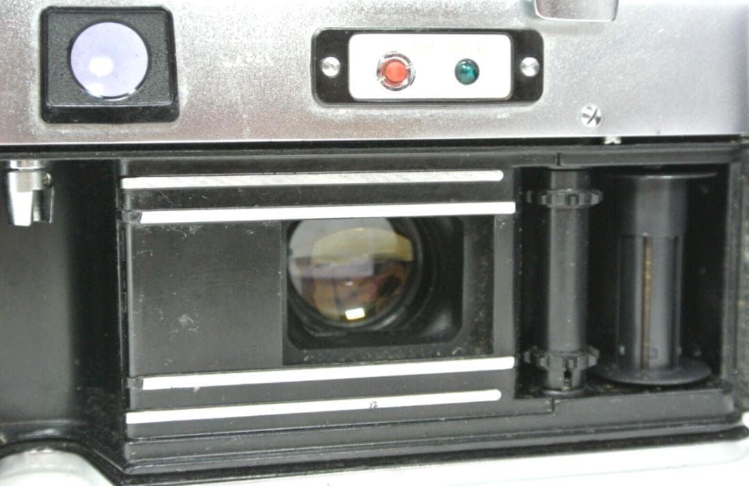 美品ヤシカ エレクトロ35 フィルムカメラ 第1世代革ケース付き完動品