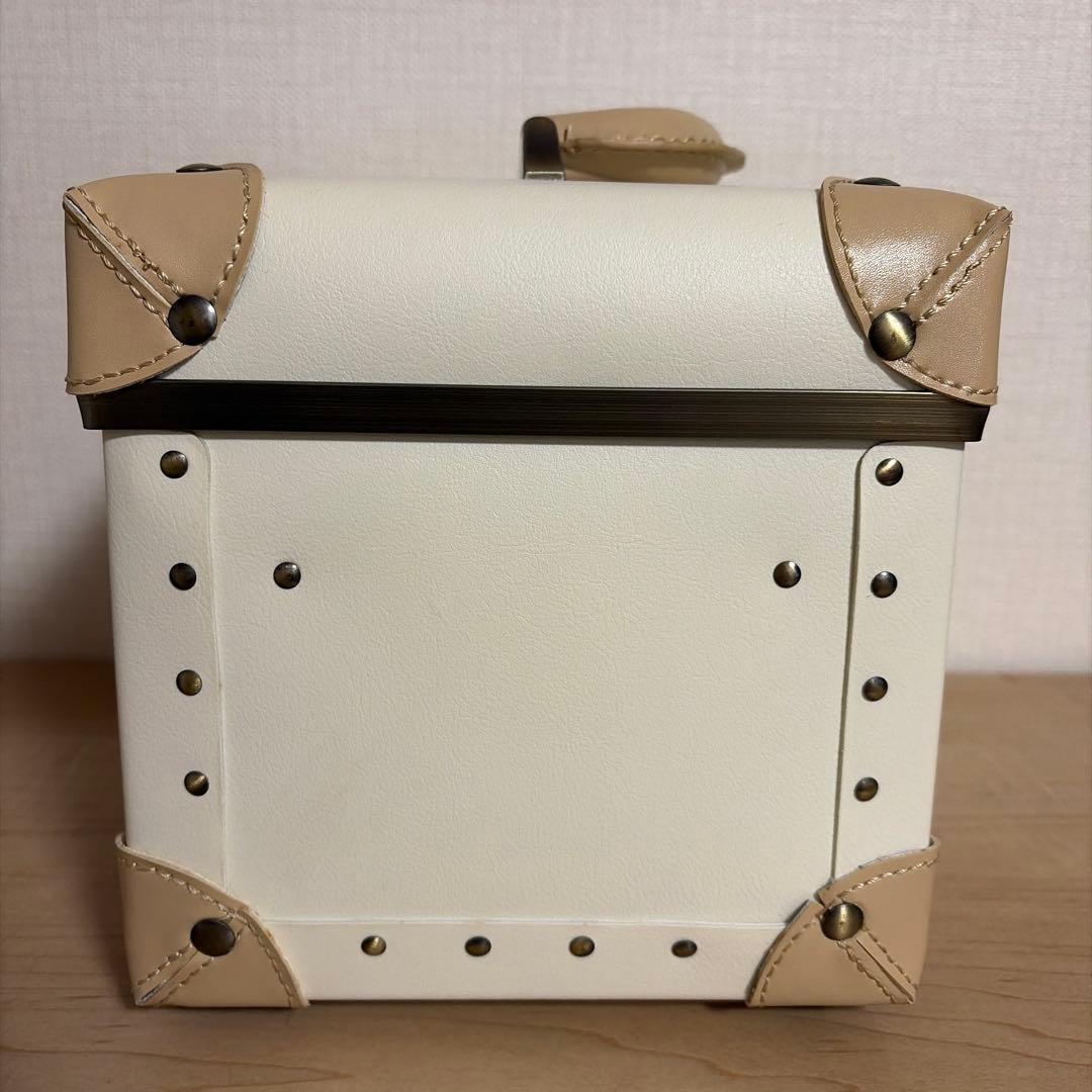 コスメボックス メイクボックス トレンチケース アイボリー