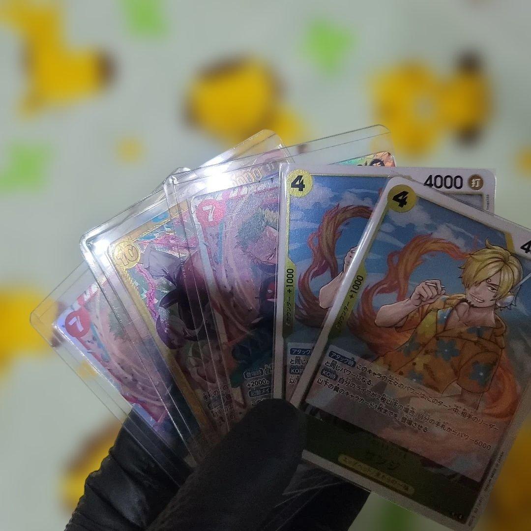 デ*ン様 ワンピース カードゲーム モンキー・D・ルフィ ゾロ　セット