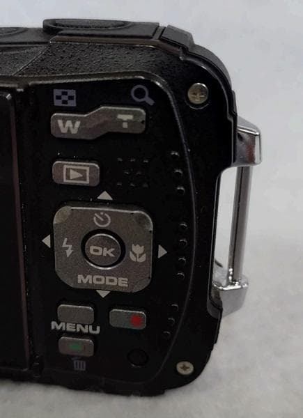 Y【中古品】リコー　防水コンパクトデジタルカメラ　WG-50　黒色　S