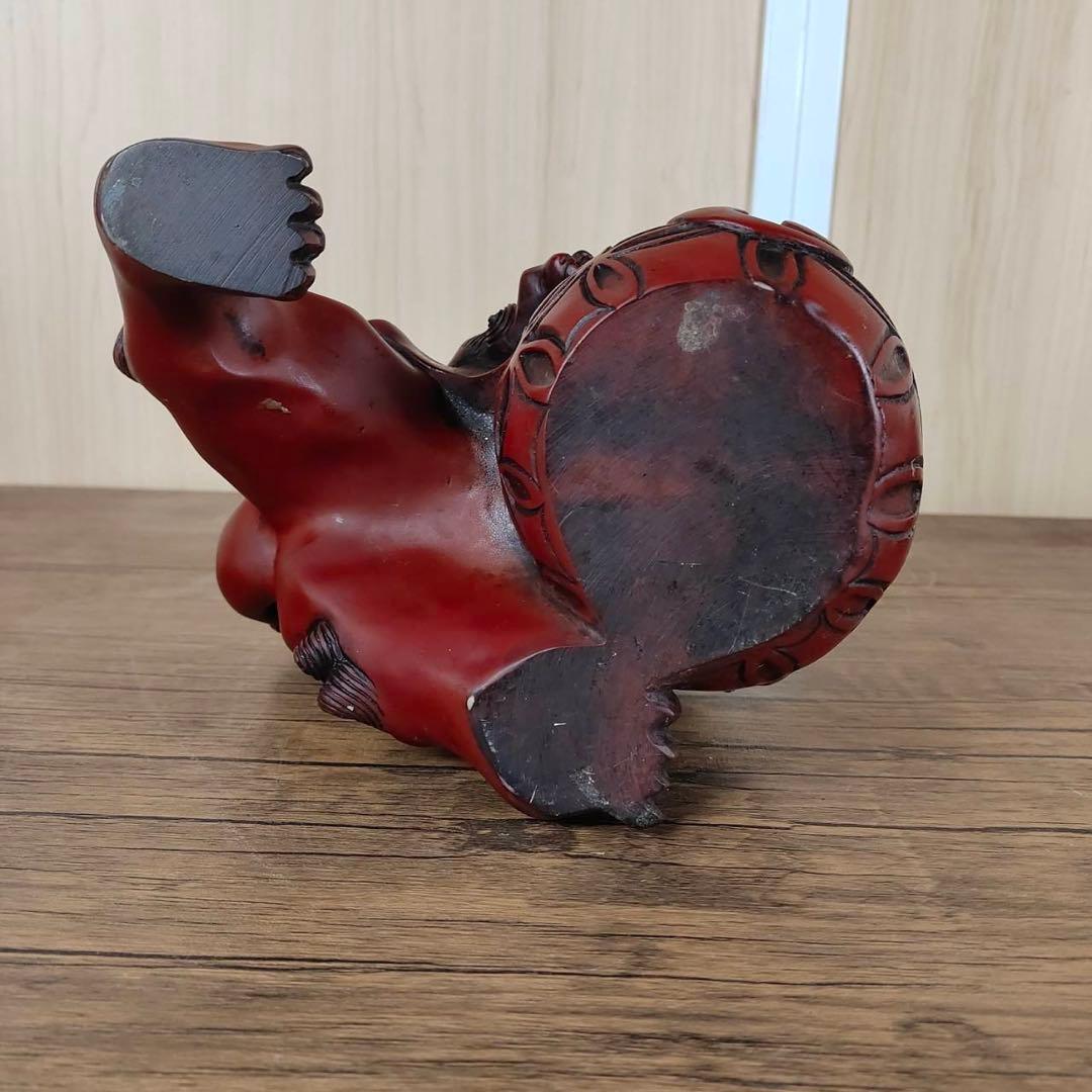 玉乗りシーサー　獅子　魔よけ　玉乗り獅子置物 開運 魔除け 縁起物 骨董品