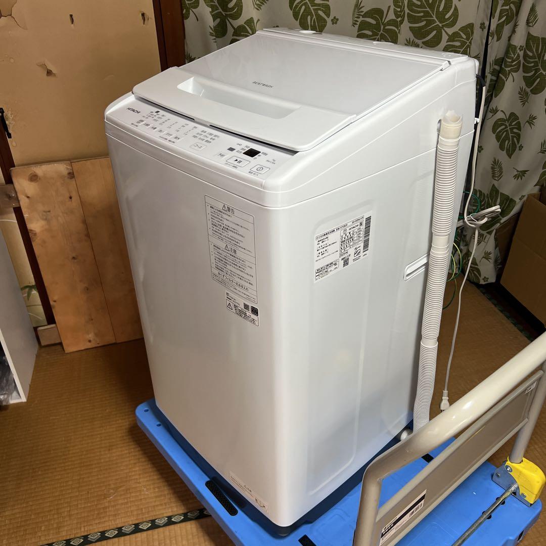 日立 ビートウォッシュ 全自動洗濯機 7kg BW-V7OK形 2024年製