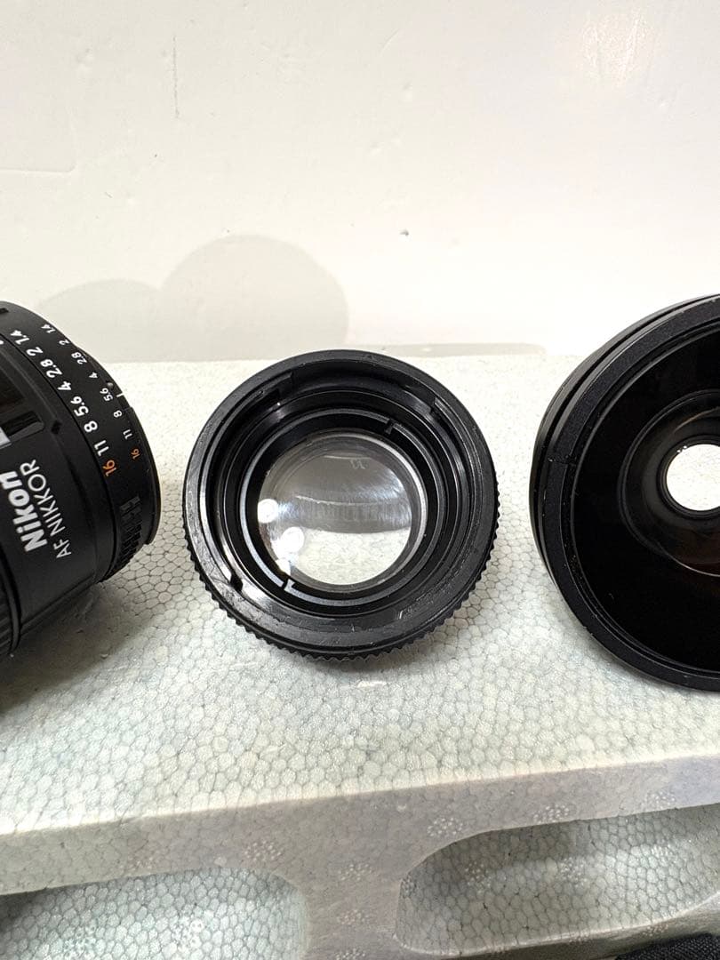 Nikonニコン　一眼レフカメラレンズ4点　フィルターまとめ売り
