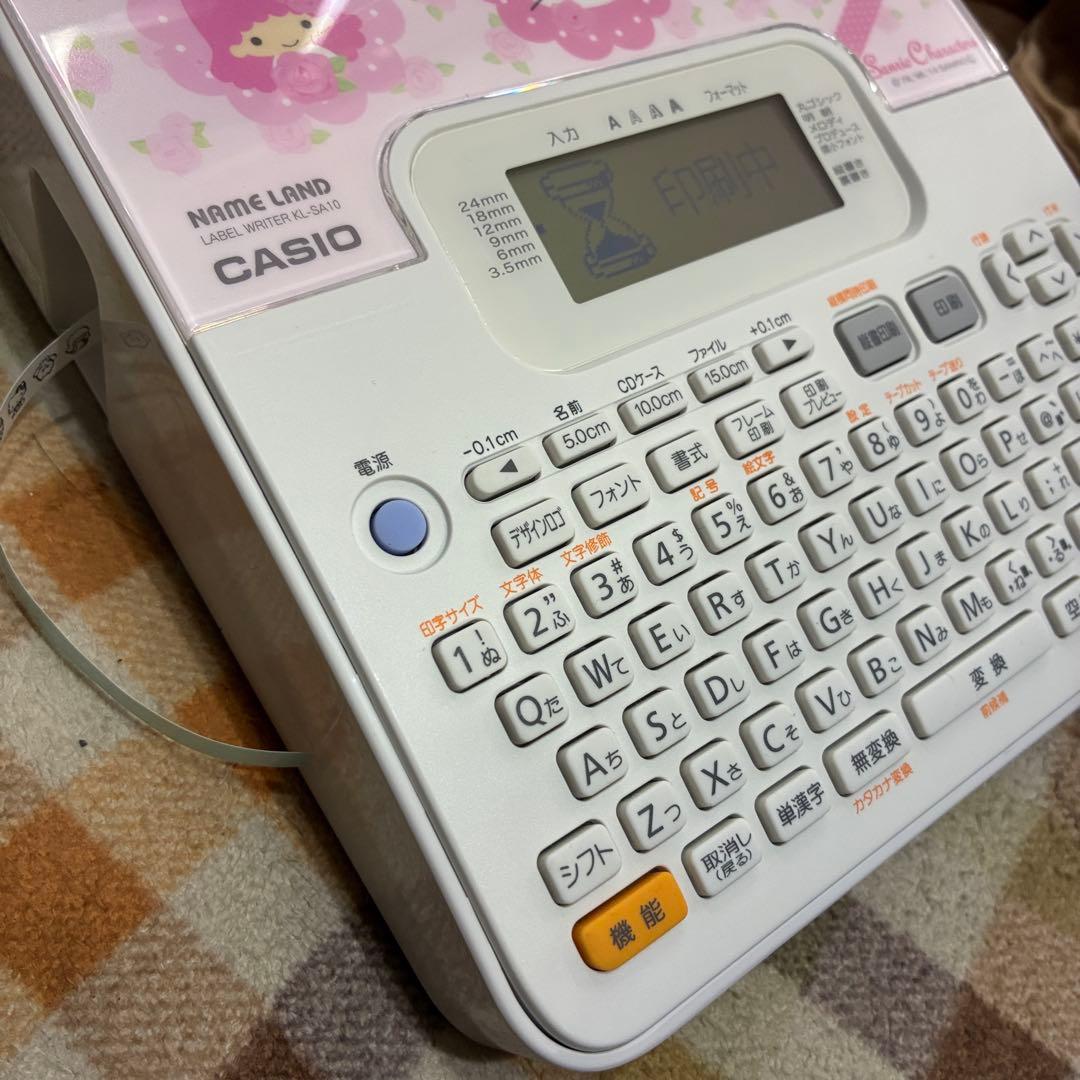 CASIO KL-SA10 サンリオ ネームランド本体　acアダプター