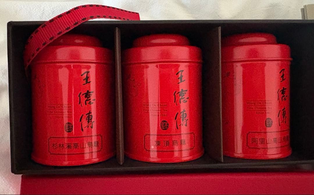 王徳傳/ワンダーチュアン　台湾　烏龍茶 3種類30g*3缶