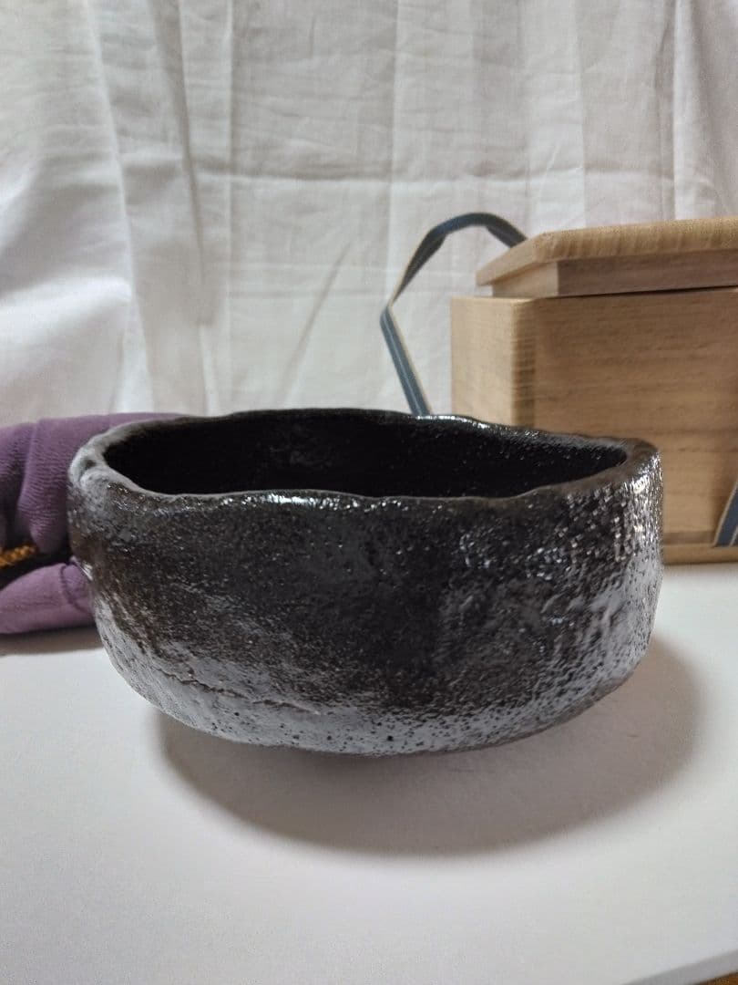 s*i様 茶碗　黒
