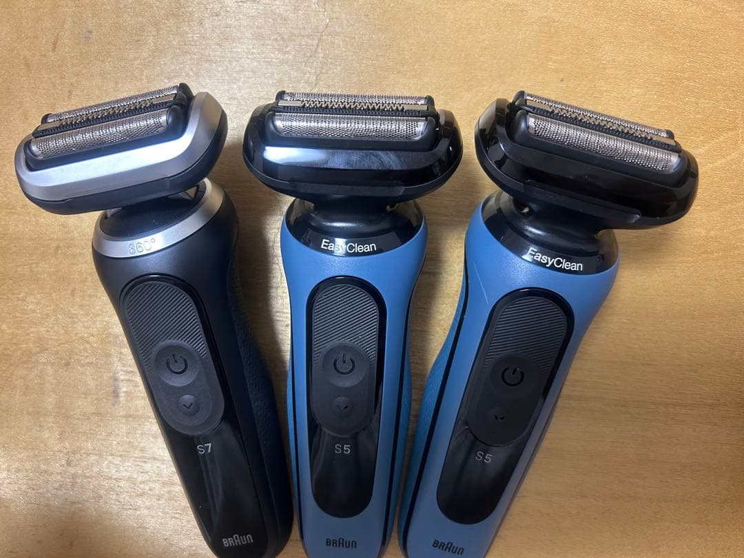 Braun メンズ電気シェーバー S5 S7 3台セット本体のみ