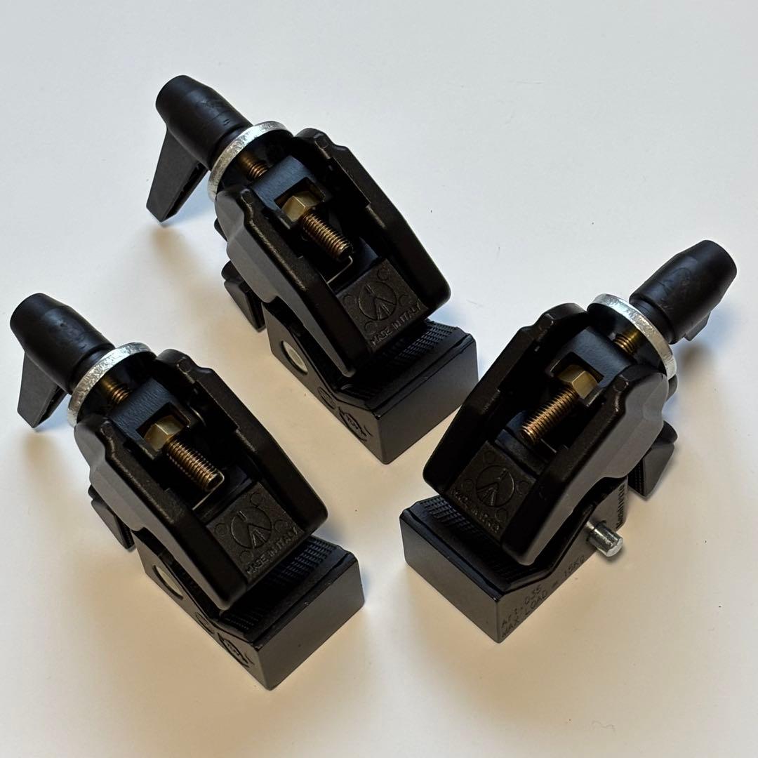 美品　3個セット Manfrotto マンフロット スーパークランプ 035