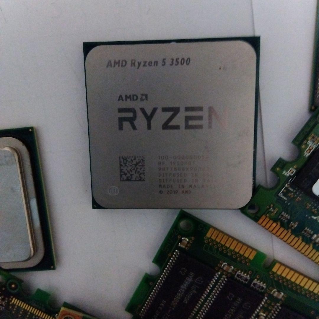 AMD Ryzen5 3500入り メモリとプロセッサのセット