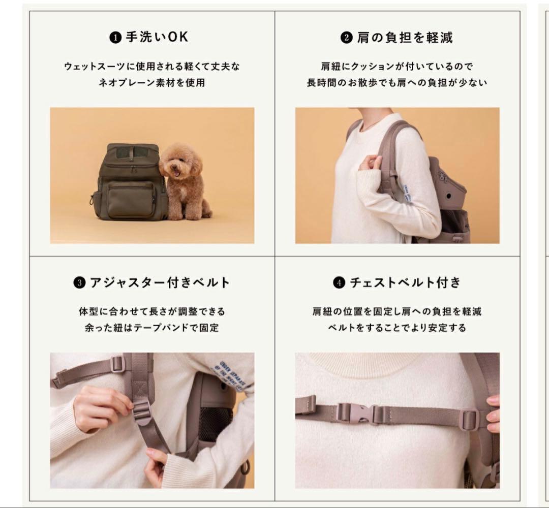 【ほぼ未使用】犬用 リュック キャリーバック（city dog シティドッグ）