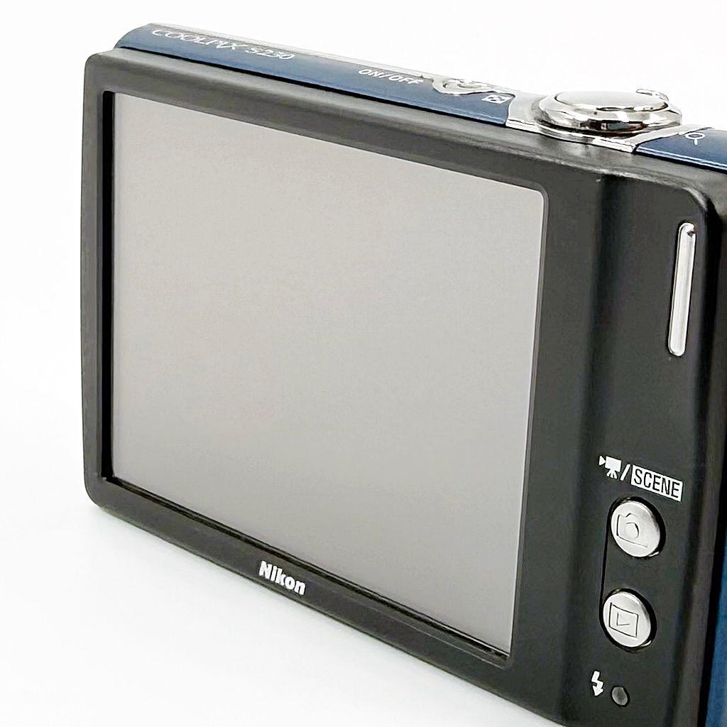 ニコン COOLPIX S230 ダークブルー コンデジ カメラ 中古