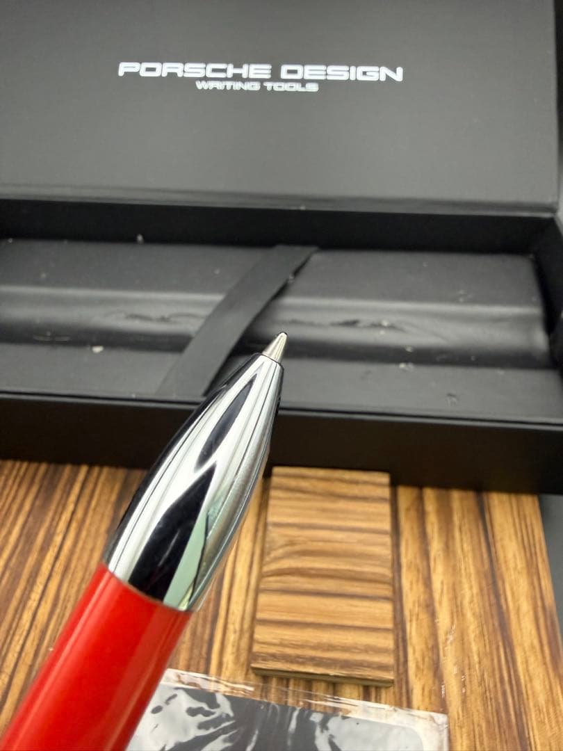 PORSCHE DESIGN ボールペン シェイクペン レッド 廃盤品