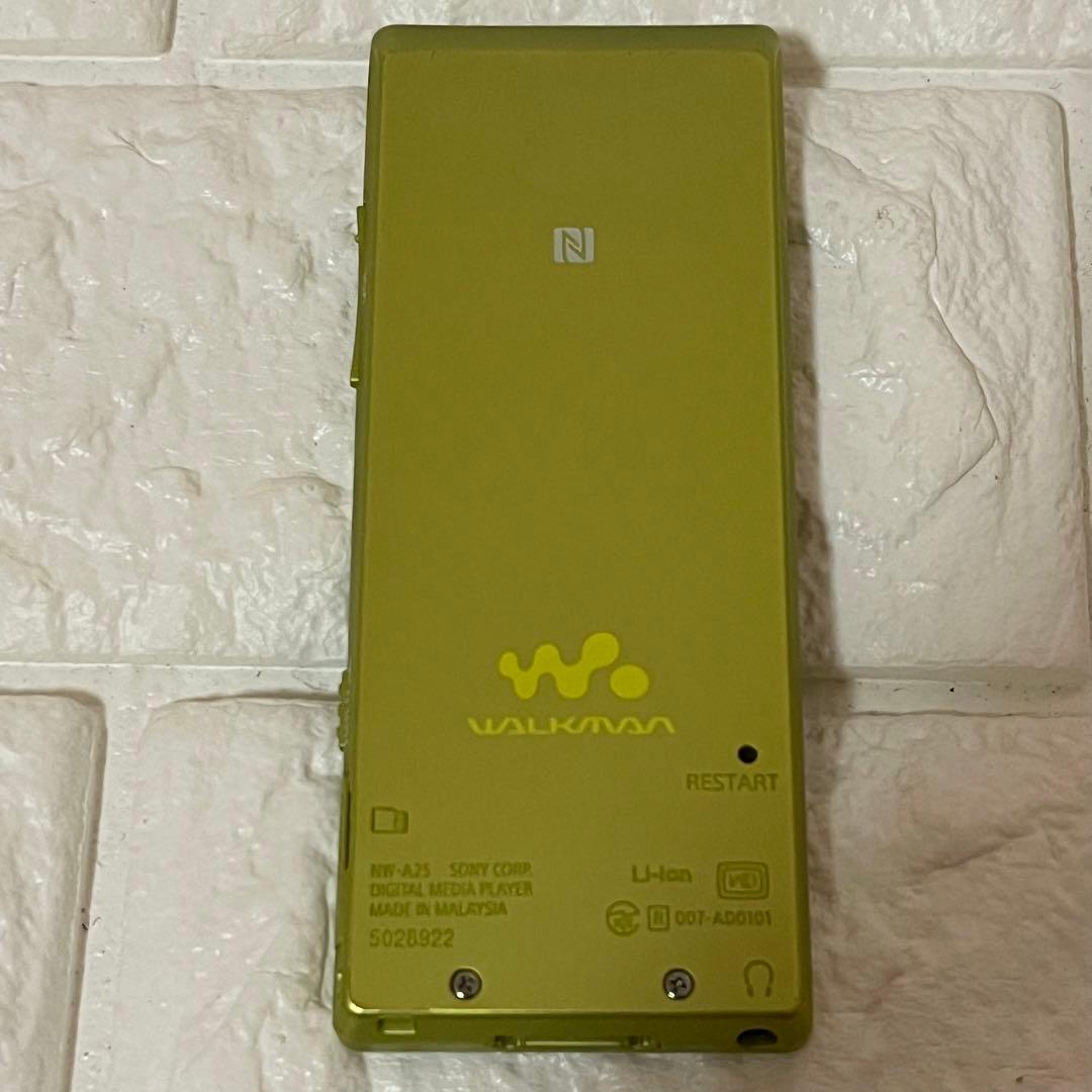 SONY ウォークマン NW-A25 ライムイエロー　ソニー　WALKMAN