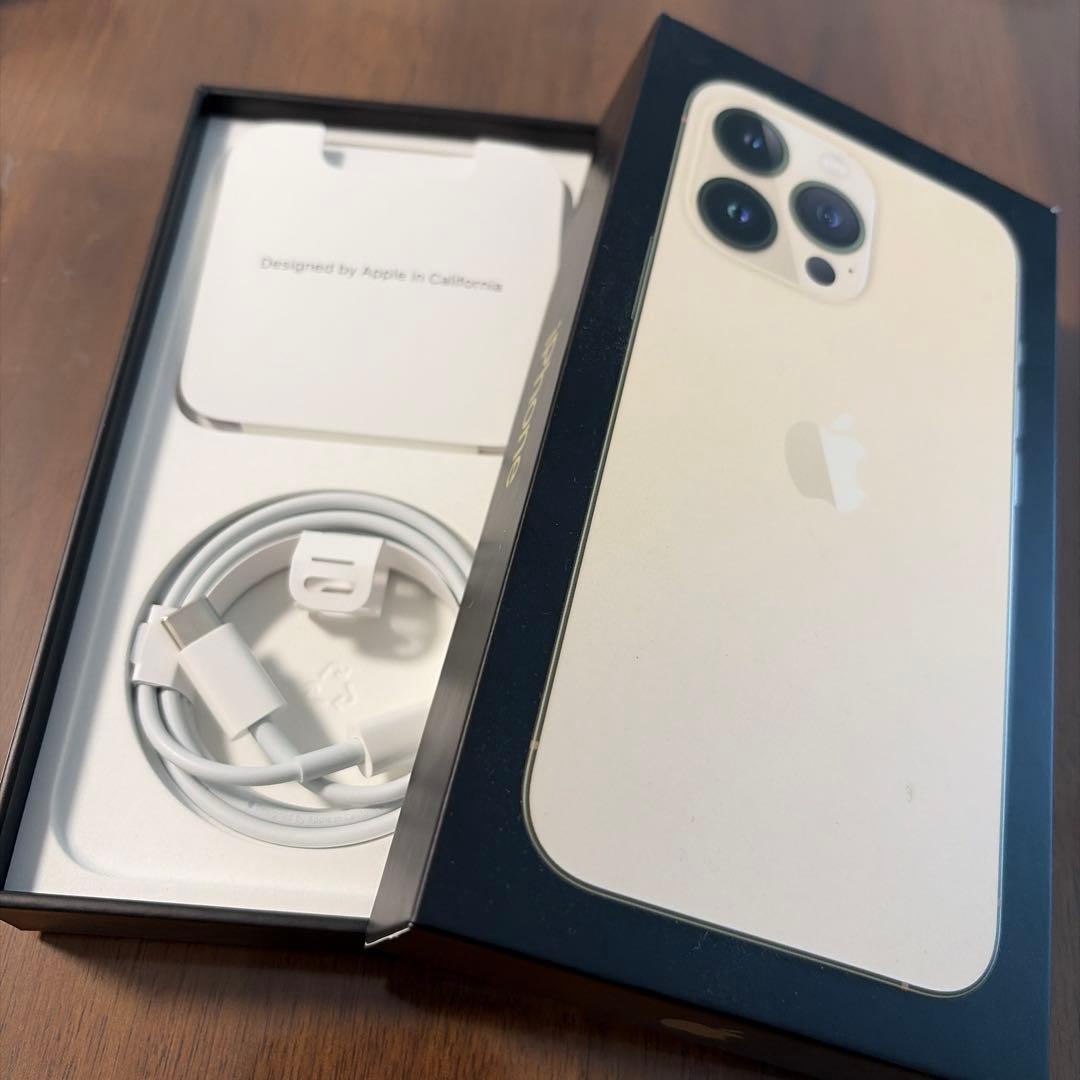 iPhone 13 pro ゴールド　128GB ※箱あり