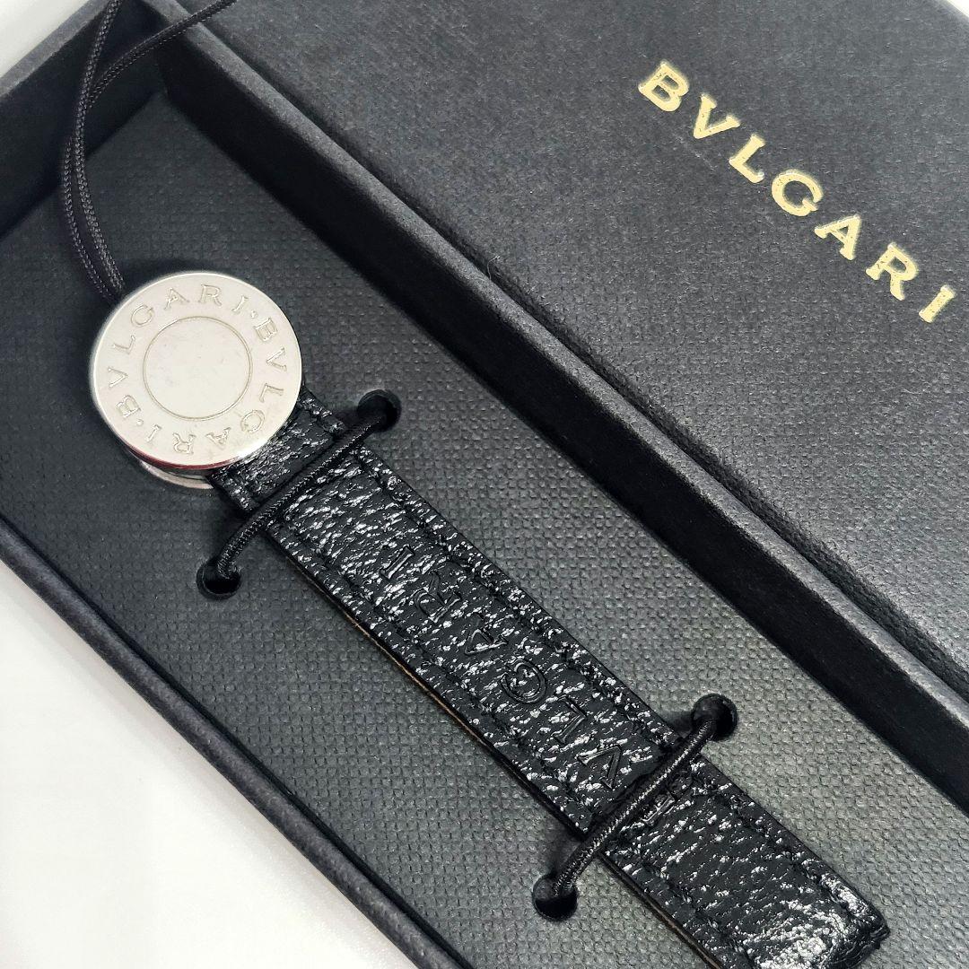 BVLGARI ブルガリ スマホ ストラップ Bzero1 ビーゼロワン 黒