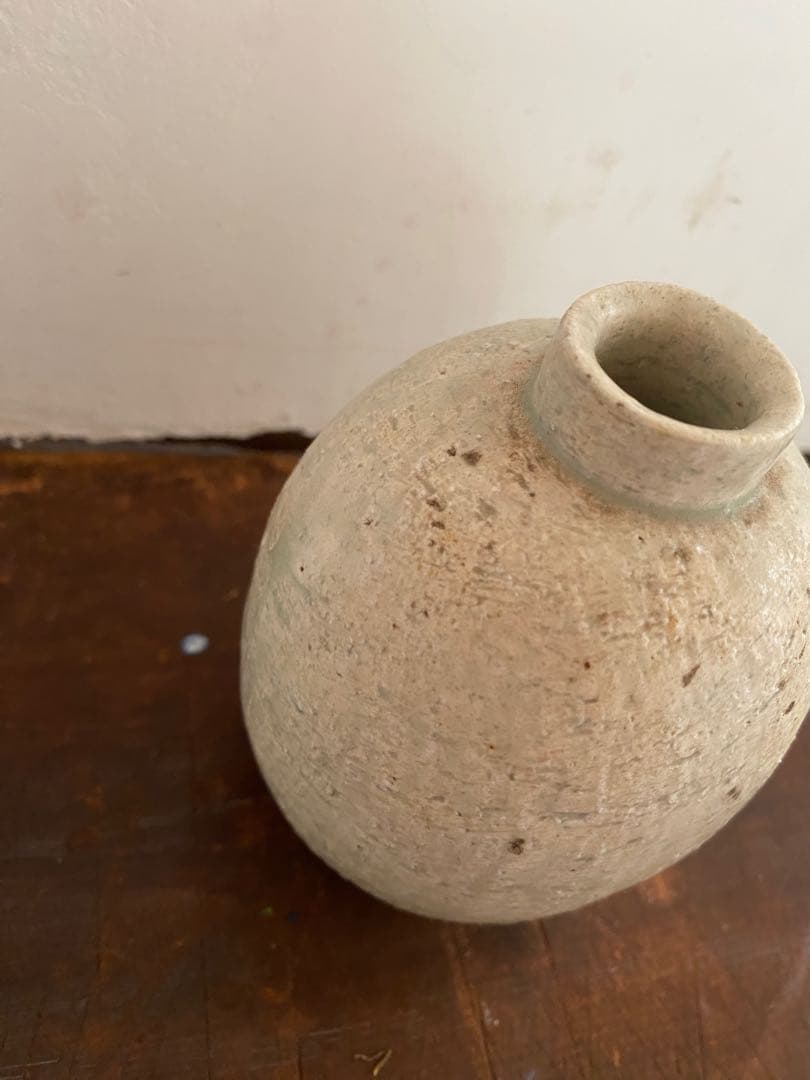 陶芸家　綿施和子作　一輪挿し