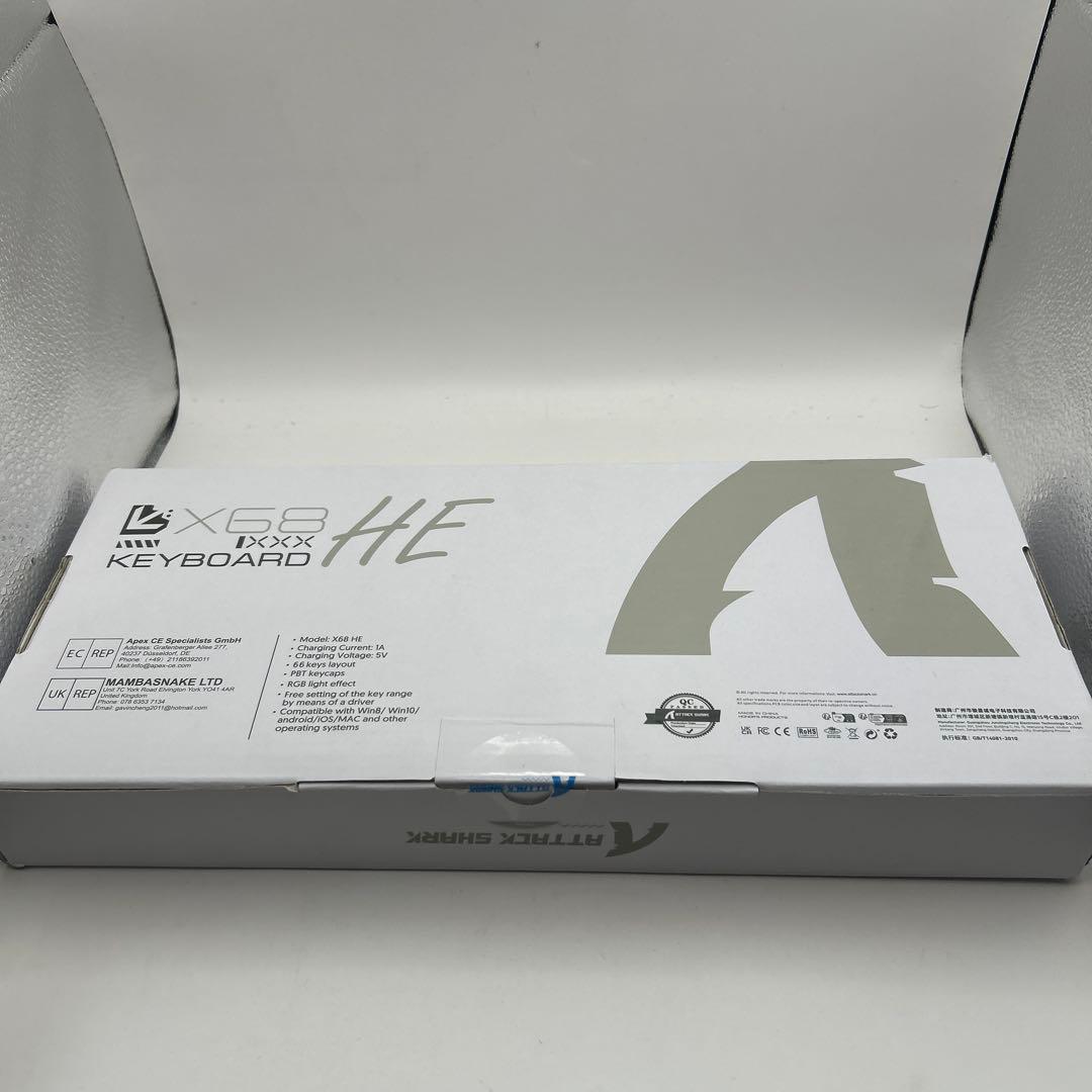 【新品未開封】ATTACK SHARK X68 HE RGB ラピッドトリガー