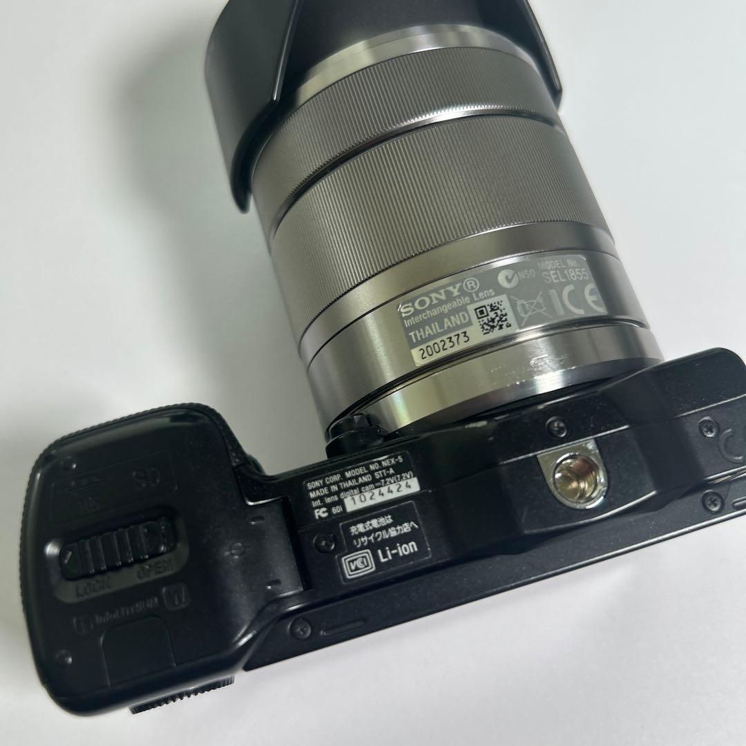 美品◎SONY NEX-5 18-55 OSSレンズキット シャッター5814回