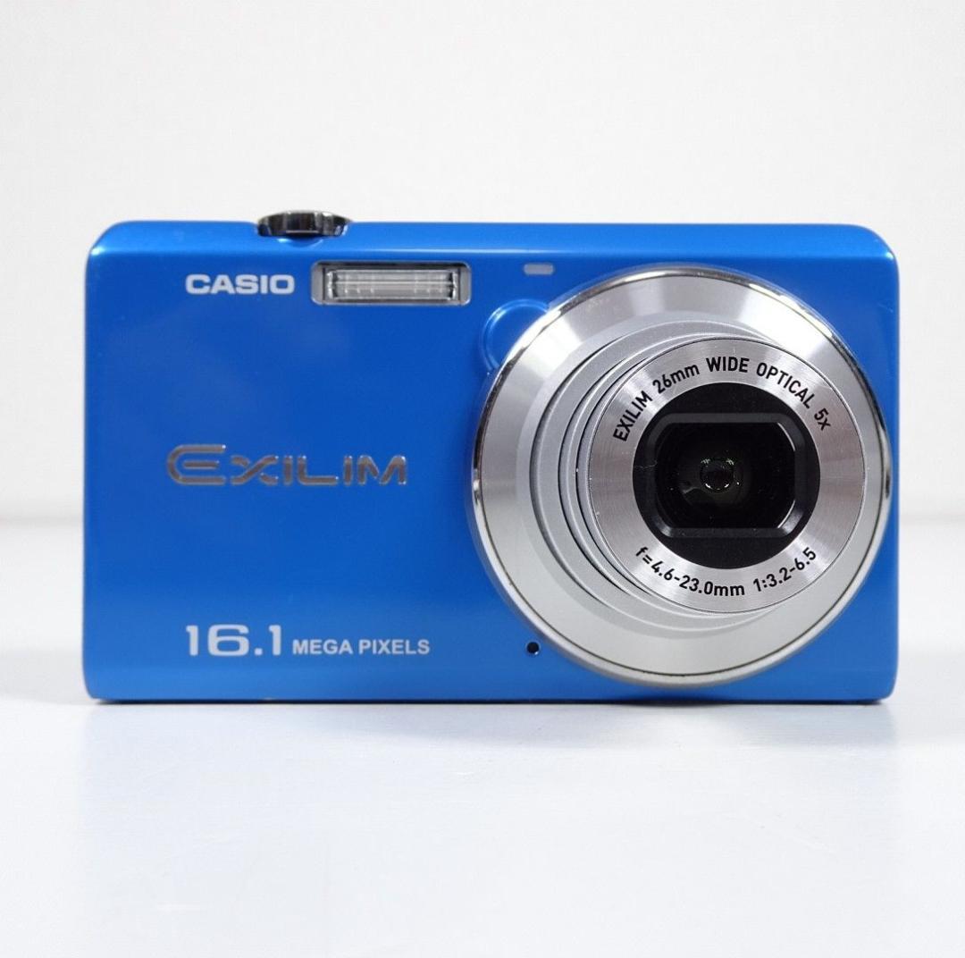 CASIO EXILIM EX-ZS12 ブルー 本体、バッテリー、充電ケーブル