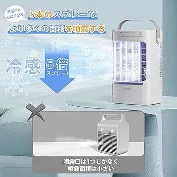 冷風機 強力 卓上クーラー 冷風扇 【2024・業界革新設計・ 強力・人気版】
