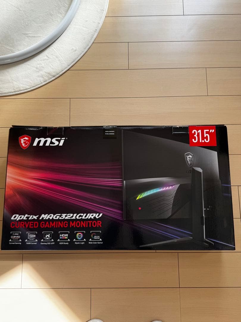 MSI Optix MAG321CURV 4K湾曲モニター 本体(ジャンク品)
