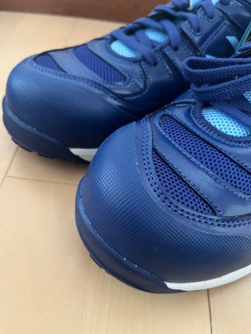 【新品】ASICS 安全靴 ブルー　27.5