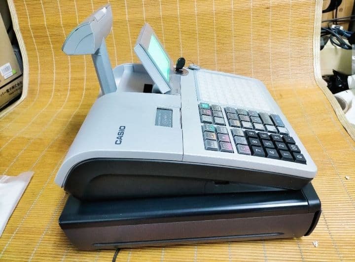 カシオレジスター　TK-400　設定込み　PC連携　ロゴ可能　418888