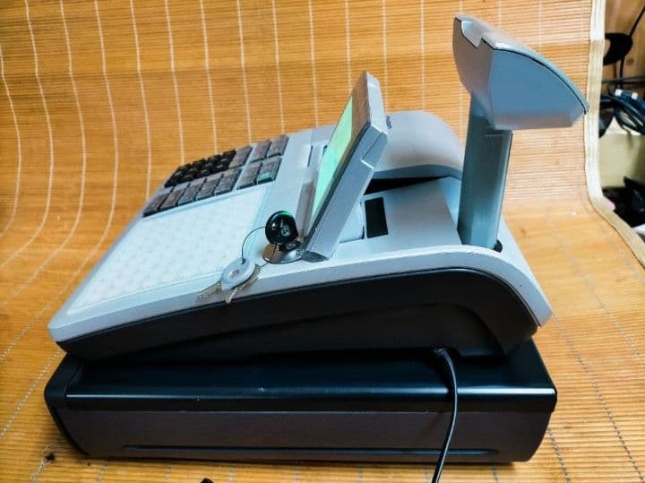 カシオレジスター　TK-400　設定込み　PC連携　ロゴ可能　418888