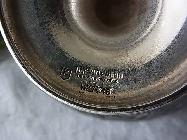 イギリス ヴィンテージ MAPPIN&WEBB シルバープレート コンポート